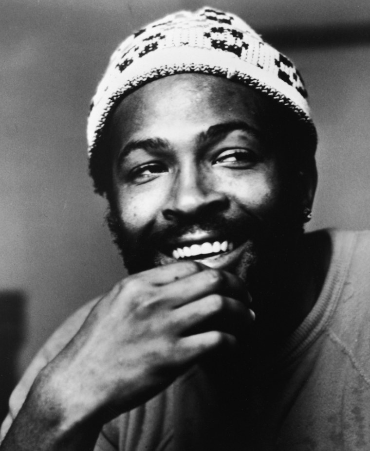 Image: Singer Marvin Gaye In Knit Cap